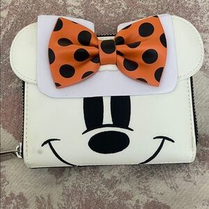 Loungefly Disney Ghost Minnie Glow in the Dark Wallet